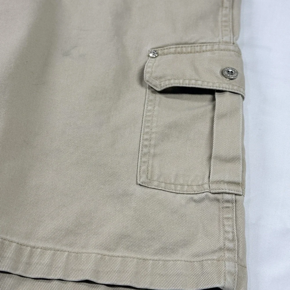Vintage Harley Davidson Cargo Shorts Mens 40 Act. 38 Khaki Y2K Relaxed 10